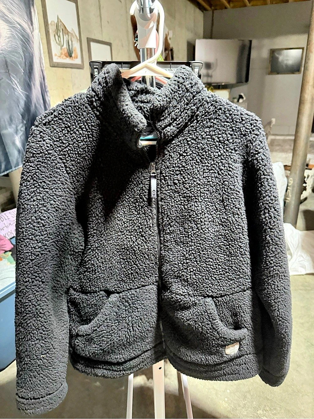 Free Country Black Teddy Jacket Like New